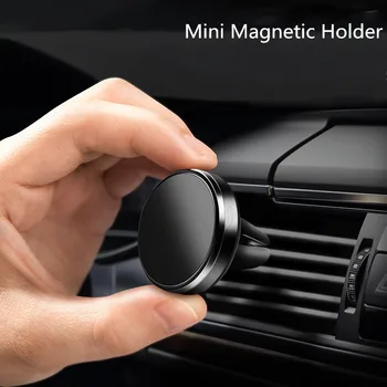 Universālais Magnētiskais Alumīnija Sakausējuma Automašīnas Tālruņa Turētāju Automašīnas Gaisa Ventilācijas Turētājs Tālrunis Slinks Leņķis Piemērots iPhone 12 Pro Max Samsung