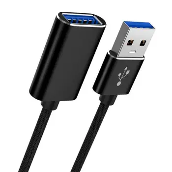 Universālo USB 3.0 Male-to-female Datu Kabelis 1m/2m USB Cieto Pagarināšanu Mobilo Diska Kabeli, Sinhronizāciju, Datu Kabeli Datu I3H8