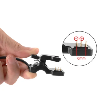 Universālo USB uzlādes kabelis TW64 TW68 Smart skatīties lādētājs 2 pin 4mm 6mm 3pin Klips, smart Aproce lādētāja Vads
