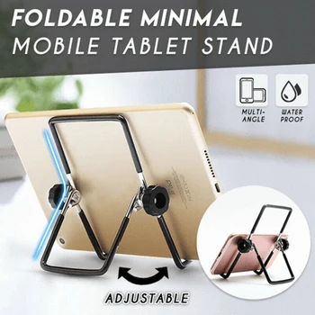 Universāls Metāla Planšetdatoru Turētājs Samsung IPad Turētājs Tablet Stand Mount Salokāms Galda Elastīgu Tālrunis Kandidēt Xiaomi IPhone