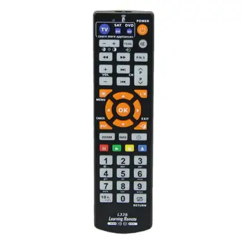 Universālā L336 Smart Remote Controler Ar Mācīties Funkciju, TV VCR KAB DVD SAT-T VCD, CD HI-F Multi-funkciju Remote Controler