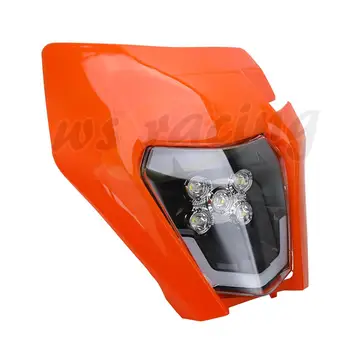 Universālā Lukturu Galvas Gaismas Lukturis, Par KTM EXC EXCF SX SXF XC XCW XCF XCFW 125 200 250-500 525 Motociklu Netīrumiem Velosipēds Dakts
