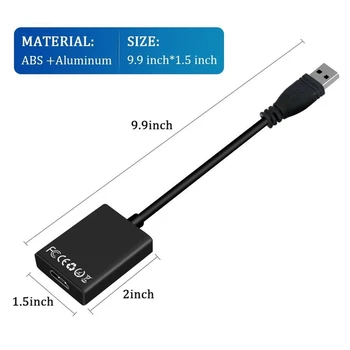USB 3.0 uz HDMI 1080P Konvertētājs