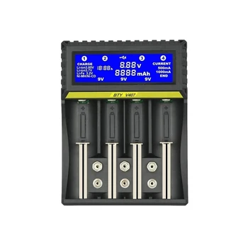 USB Akumulatora Lādētājs Li-ion Dzīves Ni-MH, Ni-CD Smart Ātru Lādētāju 18650 26650 6F22 9V AA AAA 16340 14500 Akumulatora Lādētājs