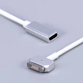 USB C C Tipa Femal, Lai Magsaf* 1/2 Kabeļu Vadu un Adapteri Apple MacBook Air/MacBook Pro 45W 60W 85.W 12/13/15