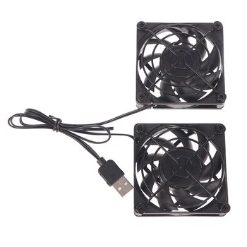 USB Dzesēšanas Ventilatoru 70x70x15mm 5V 0.2 A Par ASUS RT-AC68U/AC86U/AC87U/R8000/AC5300 Maršrutētāju Vēsāks