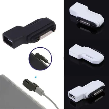 USB Kabelis Magnētisko Mini Lādētāja Pārveidotājs Pieslēgvietas Adapteris SONY XPERIA XL39H L39H Z1 NC99