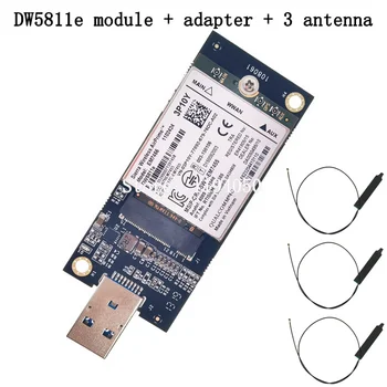 USB modulis EM7455 D5811E PN 3P10 FD / TD LTE CATSH ChG modulis, piemērots E7270 E7470 E7370 E5570 E5470