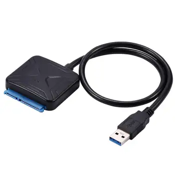 USB SATA 3 Kabeli, Sata 3.5 2.5 USB 3.0 Adapteris Līdz 5 gb / s Atbalsts 2.5 Collu Ārējās WD HDD SSD Cieto Disku 22 Pin Sata