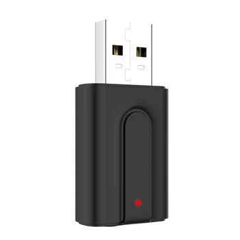 USB Stereo Mūzikas Bezvadu Adapteris, T10 2 in 1 USB Bluetooth saderīgu Dongle Adapteri PC TV Projektoru Austiņas Skaļruni