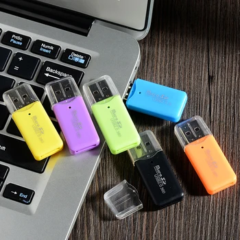USB TF SD Karšu Lasītājs, USB 2.0 Atmiņas Kartes ātrgaitas Lasītājs Micro Sd Karti, Usb Adapteris, Smart Card Reader, Portatīvo datoru Piederumi