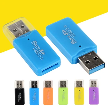 USB TF SD Karšu Lasītājs, USB 2.0 Atmiņas Kartes ātrgaitas Lasītājs Micro Sd Karti, Usb Adapteris, Smart Card Reader, Portatīvo datoru Piederumi