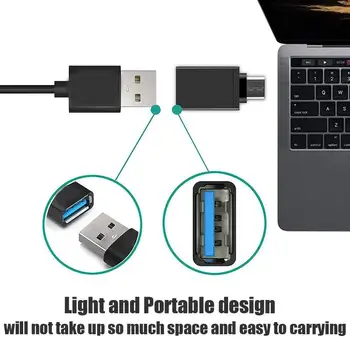 USB Type C OTG Adapteri USB C USB 3.0 OTG Tipa C Mate 20 P20 Converter Huawei Samsung Macbook S10 S9 USB-C Savienotājs N1S7