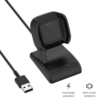 USB Ātri Lādētāja Uzlādes Doks Viegla Uzlāde Āra Iepirkšanās Piederumi Bāzi Fitbit Versa 2 Smart Skatīties