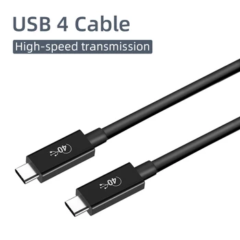 USB4 Kabeļu 8K HD Tips-c USB C PD100W 5.A Thunderbolt 3 Savietojams Ar Visiem USB Ports 40Gbps