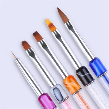 UV Gēla Otu, Starplikas, Krāsošanas Pildspalvas Akrila Zīmējumu uz Nagiem Slīpumu, Rhinestone Rīkoties Nail Art Rīks#G-B183