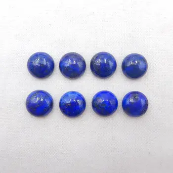 Uz pārdošanu!!Augstums kvalitātes 8 GAB Lapis Lazuli akmeņu kārtu dārgakmeņiem cabochons par diy Rotaslietas auskari kulons 12x5mm