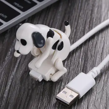 Uzlādes Līnijas Gudrs Micro USB Radošumu Mazs Kucēns Datu Kabeli Portatīvo Smieklīgi Slēgumu Suns Ātri Lādētāja Kabeli Android / Type-C