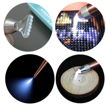 Uzlādējams Dotting marķieriem ar Lukturīti USB Uzlādes Kabelis, Mandala Rock Krāsošana Amatniecības DIY Nail Art Kuģiem