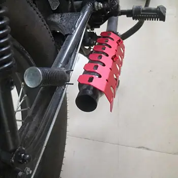 Vairumtirdzniecības motociklu izplūdes muffler cauruļu aizsargs transportlīdzekļa segtu applaucējums vairogs siltuma off-road aizsardzības vairumtirdzniecības izplūdes C6B3