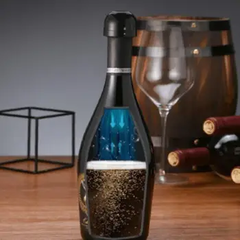 Vakuuma Sarkanā Vīna Aizbāzni Silikona Noslēgtā Šampanieša Pudeļu Aizbāžņi Sealer Saglabā Svaigumu Aizbāzni Mājas Bāra Piederumi