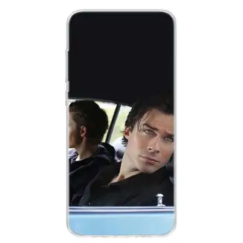 Vampīru Dienasgrāmatas Stefan Damon Salvatore Phone Gadījumā Xiaomi MI 8 9 10 5X 6X A1 A2 A3 CC9E 9T NOTE10 Pro Lite Segtu Coque tik