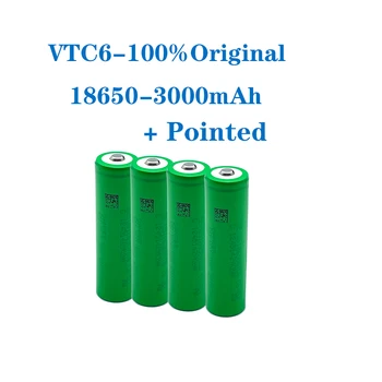 VariCore VTC6 3,7 V 3000 mAh 18650 Li-ion Baterijas 30A apstiprinājumu par US18650VTC6 baterijas + Norādīts