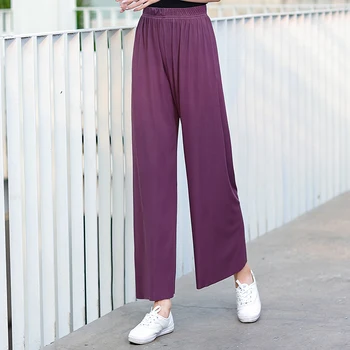 Vasaras Bikses Sievietēm Ar Augstu Vidukli, Plus Lieluma Plaša Kāju Gadījuma Sieviešu Bikses Ir 2021. Modes Joggers Drēbes Streetwear