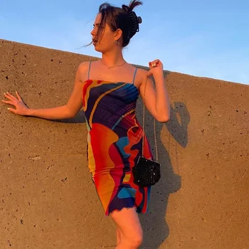 Vasaras sieviešu kleita ir 2021. sexy soma hip-line Svārki uzvalks Slim pavada linga uzstādīt Puse kleitas anotācija iespiesti acs Siksna Beach
