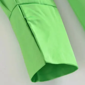 Vasaras Sieviešu Krekls Stila Kleita 2021Za Modes garām Piedurknēm Sexy V-neck Augsts Viduklis Kleitas, Elegants vienkrāsainu Apģērbu Pogām