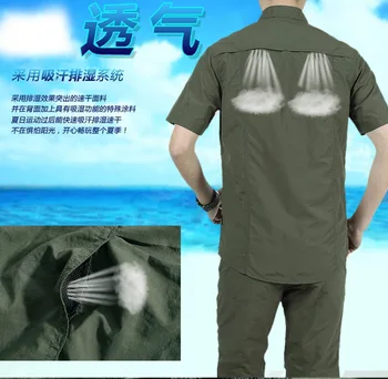 Vasaras Zvejas T Krekls Vīriešiem Elpojošs Zvejas Apģērbu Anti-Sviedri Ātri Sausas Āra Polo Krekls Zvejas Apģērbu Zvejas Krekls