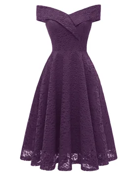 Vasarā Pie Pleca Seksīga Mežģīņu Kleita Bez Piedurknēm Oficiālu Elegants Vestidos Sen Maxi Violeta Kleitas Plus Lieluma Vintage Sieviešu Apģērbs