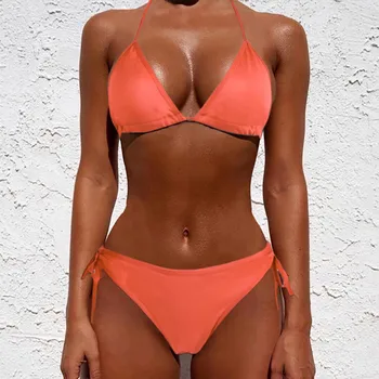 Vasarā Sievietēm Divas Gabals Push Up Tankini Komplekti Plus Lieluma Beachwear Peldkostīms Bikini Cietā Sexy Bikini Komplekts Sievietēm, Peldēšanas Tērpi