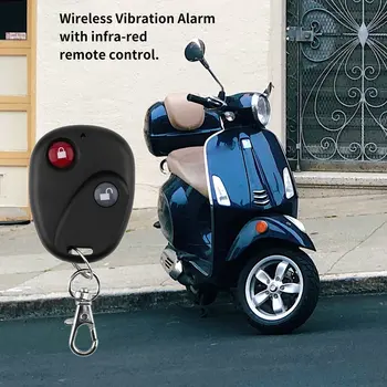 Velosipēdu Bezvadu Tālvadības Pults Anti-Theft Alarm, Šoks Vibrācijas Sensors Velosipēdu Velosipēdu Drošības Alertor Velo Slēdzene