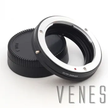 Venes C/Y-Nik AF Apstiprināt Makro Objektīva Adapteris Tērps Contax Yashica CY Objektīvu Nikon Kameras