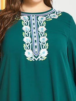 Vestidos arābu Abayas Sievietēm Musulmaņu Garā Kleita, Hijab Turcija Abaya Dubaija Kaftan Caftan Kleitas Plus Lieluma Islāma Apģērbi