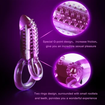 Vibrējošais Dzimumlocekļa Gredzens Klitora Stimulators Vibrators Erotiska Pieaugušo Seksa Veikals Rotaļlietas Pāriem Vīrieši Sievietes Maksts Masturbator Massager