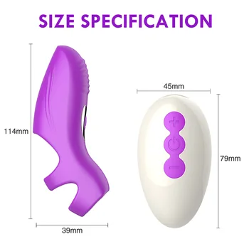 Vibrējošais Pirkstu Uzmava Vibrators Sievietēm Šķīstības Jostas G-spot Klitora Stimulators Tālvadības Orgasmu Seksa Rotaļlietas Pieaugušajiem