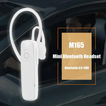 Viedtālrunis M165 Bezvadu Bluetooth saderīgu Austiņu, Brīvroku Zvanu Biznesa Austiņas Austiņas Visi Smart Tālruni