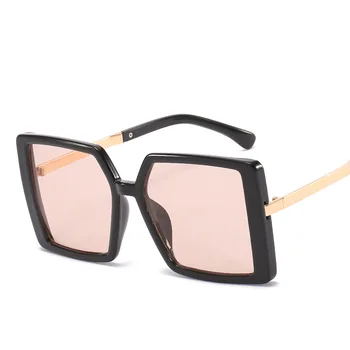 Viens Gabals Sqaue Saulesbrilles Sievietēm, Vīriešiem, Ir 2021. Liels Rāmji, Brilles Luksusa Zīmola Dizaineru Brilles Vīriešiem Retro Vintage Brilles UV400