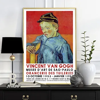 Vinsents Van Gogs Vēl Dzīvi Muzeja Izstāde Plakātu, Van Gogs, Vāze Ar Rozā Rozēm Sienas Māksla, Ekspresionisms Vintage Mājas Dekoru