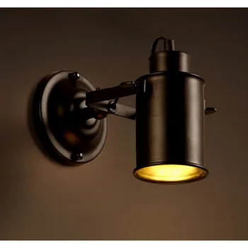 Vintage Pendant Light black Bēniņi Kulons Lampas Dzelzs Restorānu Virtuves, Ēdamistabas Kafijas Bārs E27 Sienas Lampas Armatūra