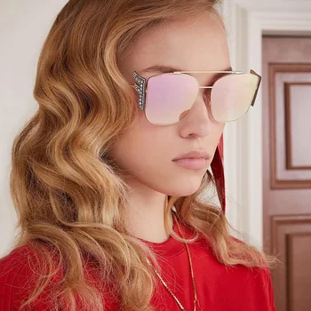 Vintage, Saulesbrilles Sieviešu 2021Brand Dizaineru Sieviešu Saulesbrilles Luksusa Apaļš Spogulis Retro Vīriešiem Kvalitātes Sieviešu Oculos Uv400