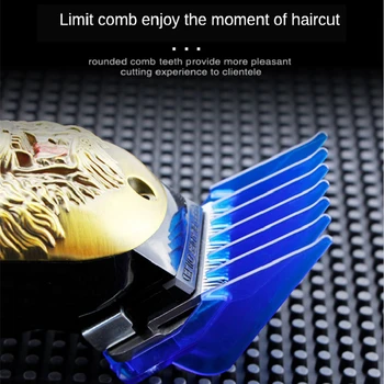 Vispārējo Limitu, Ķemmes, Lai Wahl Hair Clipper 10Pcs/komplekts Ar Spēcīgu Magnētu Frizētava Elektriskais Trimmeris Profesionāliem Griešanas Ceļvedis