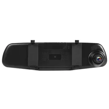 VODOOL Q103B Atpakaļskata Spoguļi Automašīnas DVR Kamera 4.3 collu IPS Ekrāns 1080P Dual Objektīvs Dashcam Video Reģistratoru, Spoguļi Videokamera Dash Cam