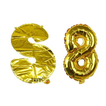 Vēstule Balonu Chiffre Atbalsta Moubarak Skaits Balonu, Happy Birthday Girl Kāzu Rose Gold Hēlija Balonu Laulības Bērnu Duša