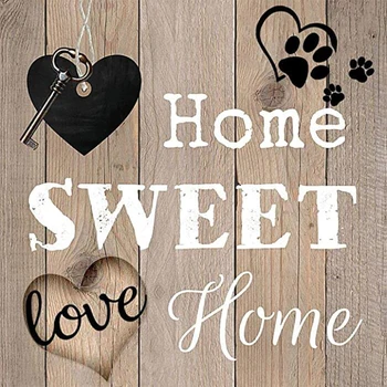 Vēstule suns Sweet home Ģimenes Mīlestības Dimanta Krāsošana Pilnu kvadrātveida Cross Stitch Komplekti Priekšstatu par Rhinestone Mozaīkas pilna Izšūšana
