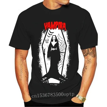 Vīrieši Funy T-krekls Vampira (Maila Nurmi) tshirs Sieviešu T Krekls