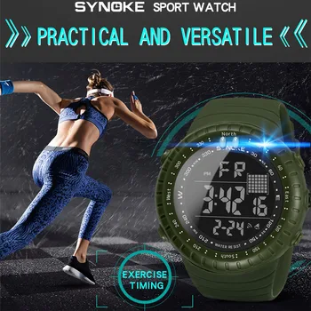 Vīriešu rokas Pulksteņi Ir 2021. Jaunu Digitālo Skatīties Fashion Sporta LED Apgaismojums Pulkstenis 50M Ūdensizturīgs Chronograph Diver Watch Mens Reloj Hombre