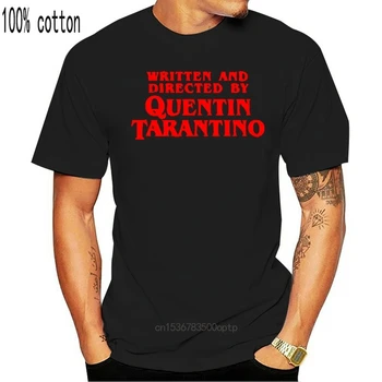 Vīriešu T Krekli Izdrukāt Kokvilnas, ar Īsām Piedurknēm T-krekli Vīriešu Rakstveida Un Režisors Kventins Tarantino Komanda Topi Apģērbi